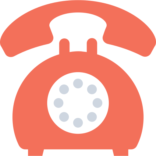telefon Flat Color Flat ikona