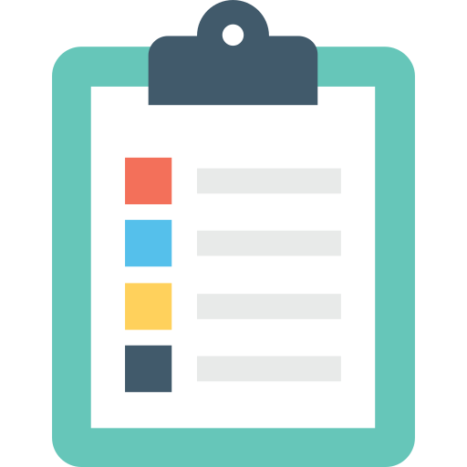 Clipboard Flat Color Flat icon