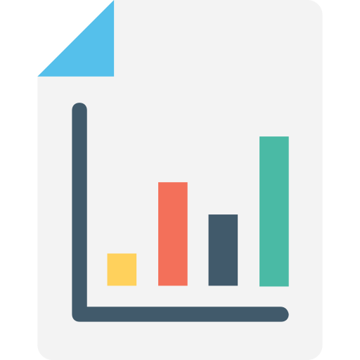 Analytics Flat Color Flat icon