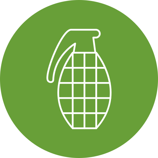 Hand grenade Generic Circular icon