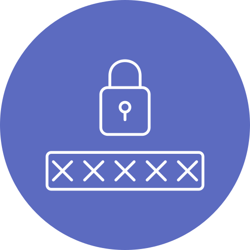 보안 pin Generic Circular icon