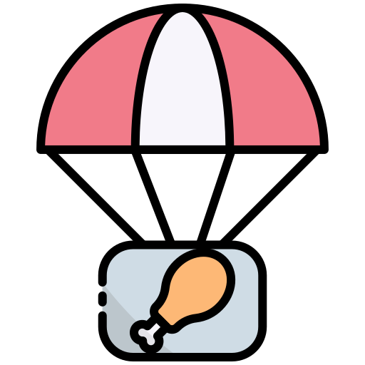 음식 배달 Generic Outline Color icon