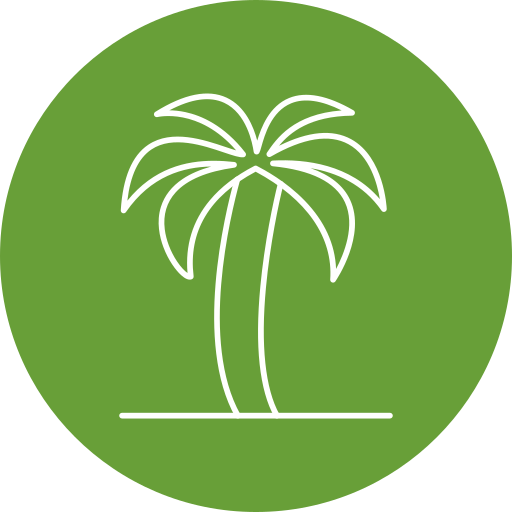 palmboom Generic Circular icoon