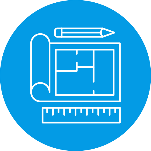 plano de la casa Generic Circular icono