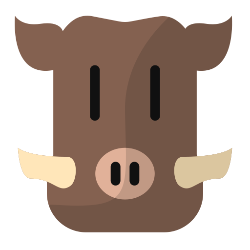 Wild boar Generic Flat icon