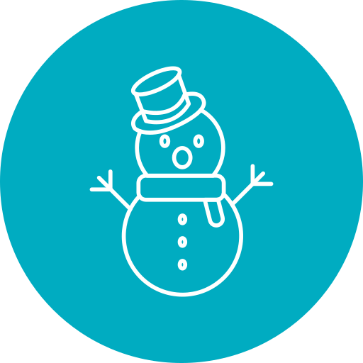 Снеговик Generic Circular иконка