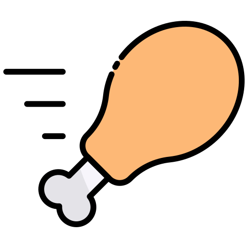 닭다리 Generic Outline Color icon
