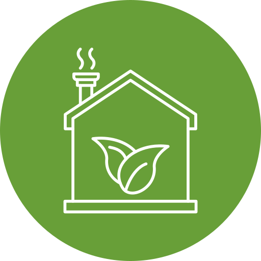 casa ecológica Generic Circular icono