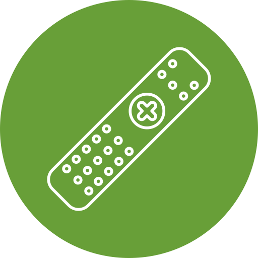 Remote control Generic Circular icon