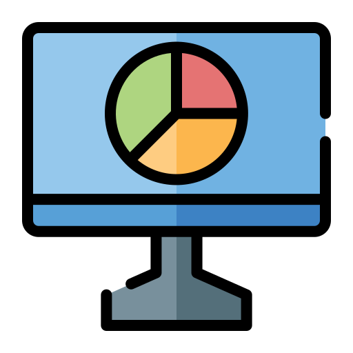data visualisatie Generic Outline Color icoon