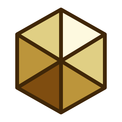 六角形 Generic Outline Color icon