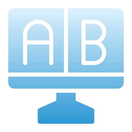 ab 테스트 Generic Flat Gradient icon