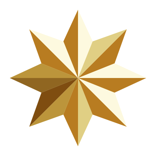 octagram Generic Flat icoon