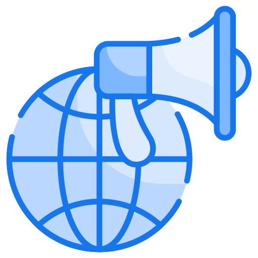 globalny marketing Generic Blue ikona