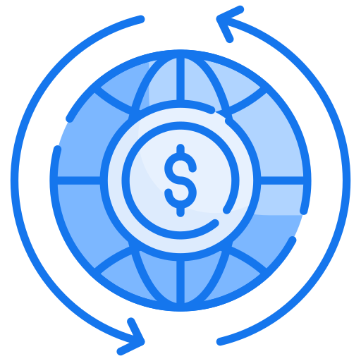 국제 비즈니스 Generic Blue icon