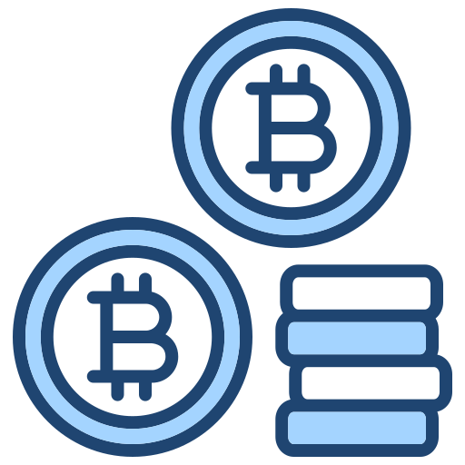 bitcoin Generic Blue icon