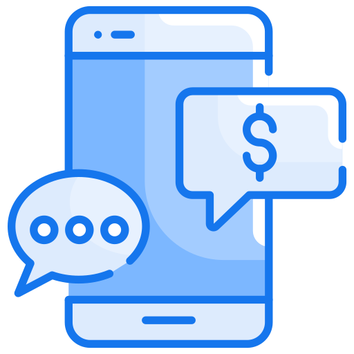 handy-chat Generic Blue icon