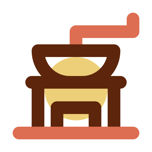 molinillo de cafe Generic Rounded Shapes icono