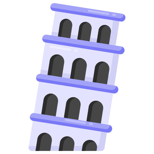 Пизанская башня Generic Flat иконка