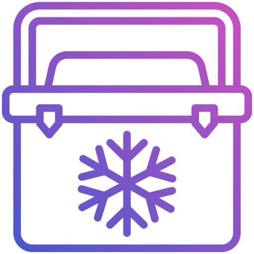 przenośna lodówka Generic Gradient ikona