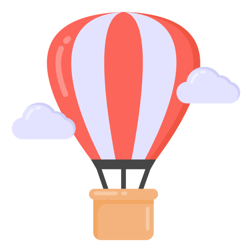 globos aerostáticos Generic Flat icono