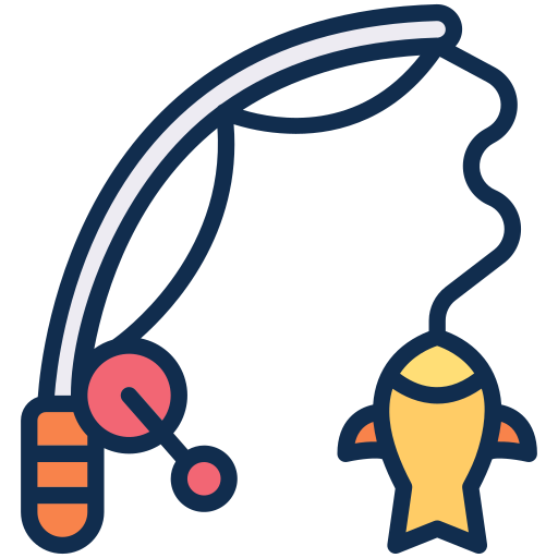 Fishing rod Generic Outline Color icon