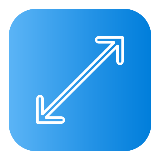 strzałka Generic Flat Gradient ikona