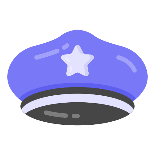 Военная шляпа Generic Flat иконка