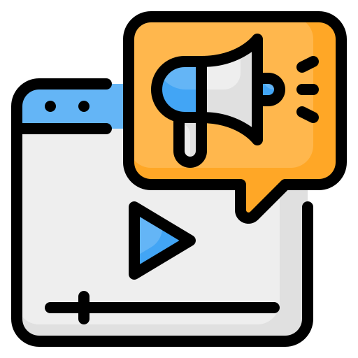 videomarketing Generic Outline Color icon