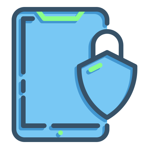 Mobile security Generic Outline Color icon