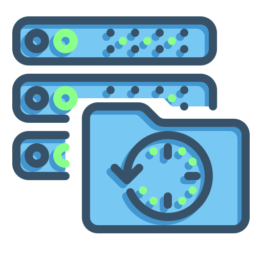 serverspeicher Generic Outline Color icon