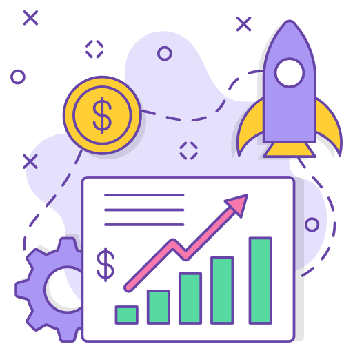 rapporto statistico Generic Rounded Shapes icona