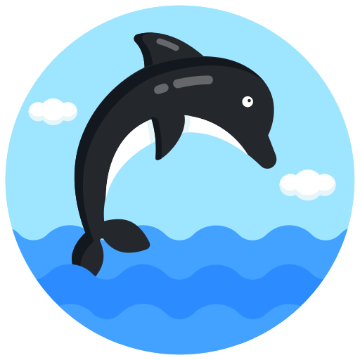 golfinho Generic Circular Ícone