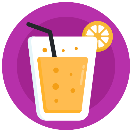 オレンジジュース Generic Circular icon