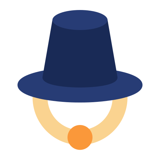 cappello tradizionale Generic Flat icona