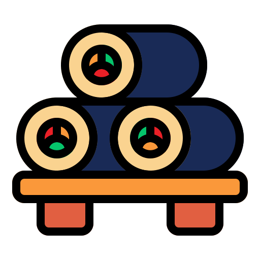Kimbap Generic Outline Color icon