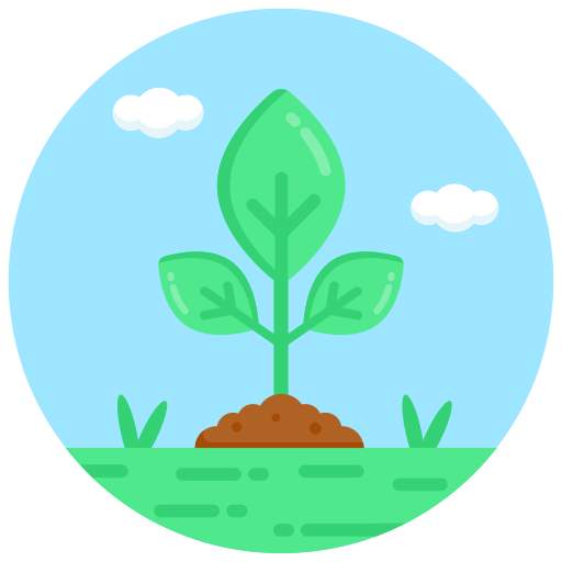 어린 나무 Generic Circular icon