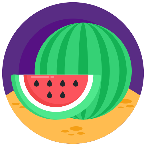 watermeloen Generic Circular icoon