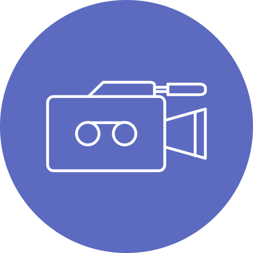 kamera wideo Generic Circular ikona