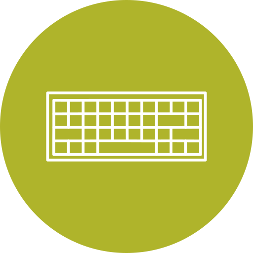 Keyboard Generic Circular icon