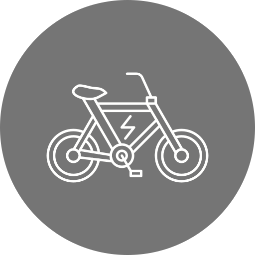 bicicletta elettrica Generic Circular icona