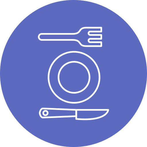 カトラリー Generic Circular icon