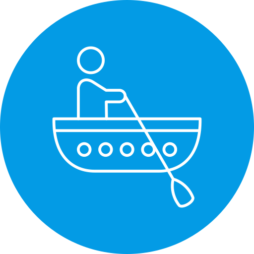 Rafting Generic Circular icon
