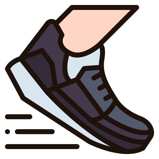 달리기 Generic Outline Color icon
