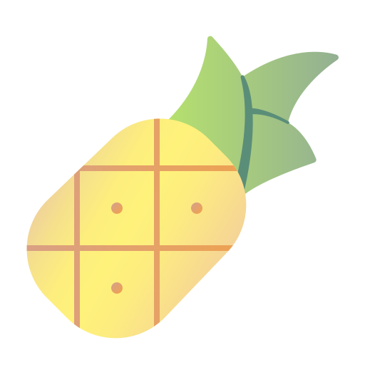 Pineapple Generic Flat Gradient icon