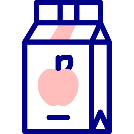 Apple juice Detailed Mixed Lineal color icon