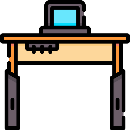 schreibtisch Special Lineal color icon