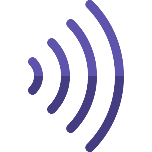 Contactless Basic Rounded Flat icon