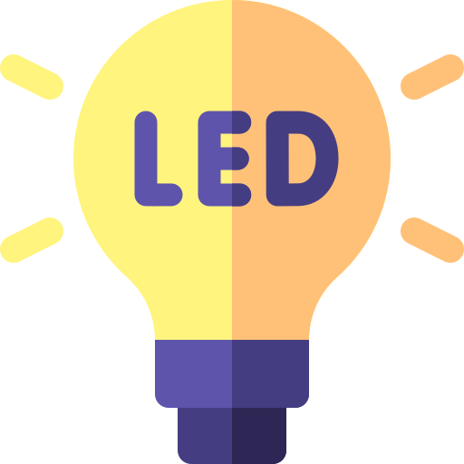 led-licht Basic Rounded Flat icon