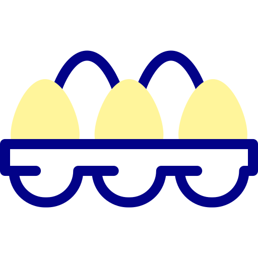 des œufs Detailed Mixed Lineal color Icône